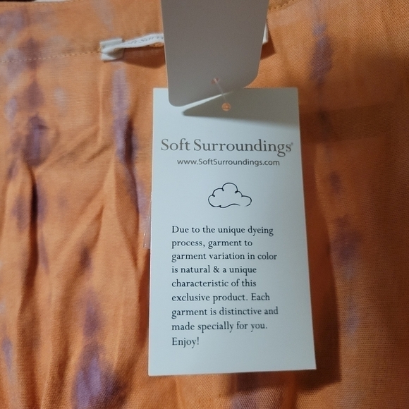 Soft Surroundings  NWT Sunset Bali Maxi Dress size small. - Picture 11 of 12